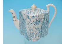 Wileman dolly varden teapot no.3750